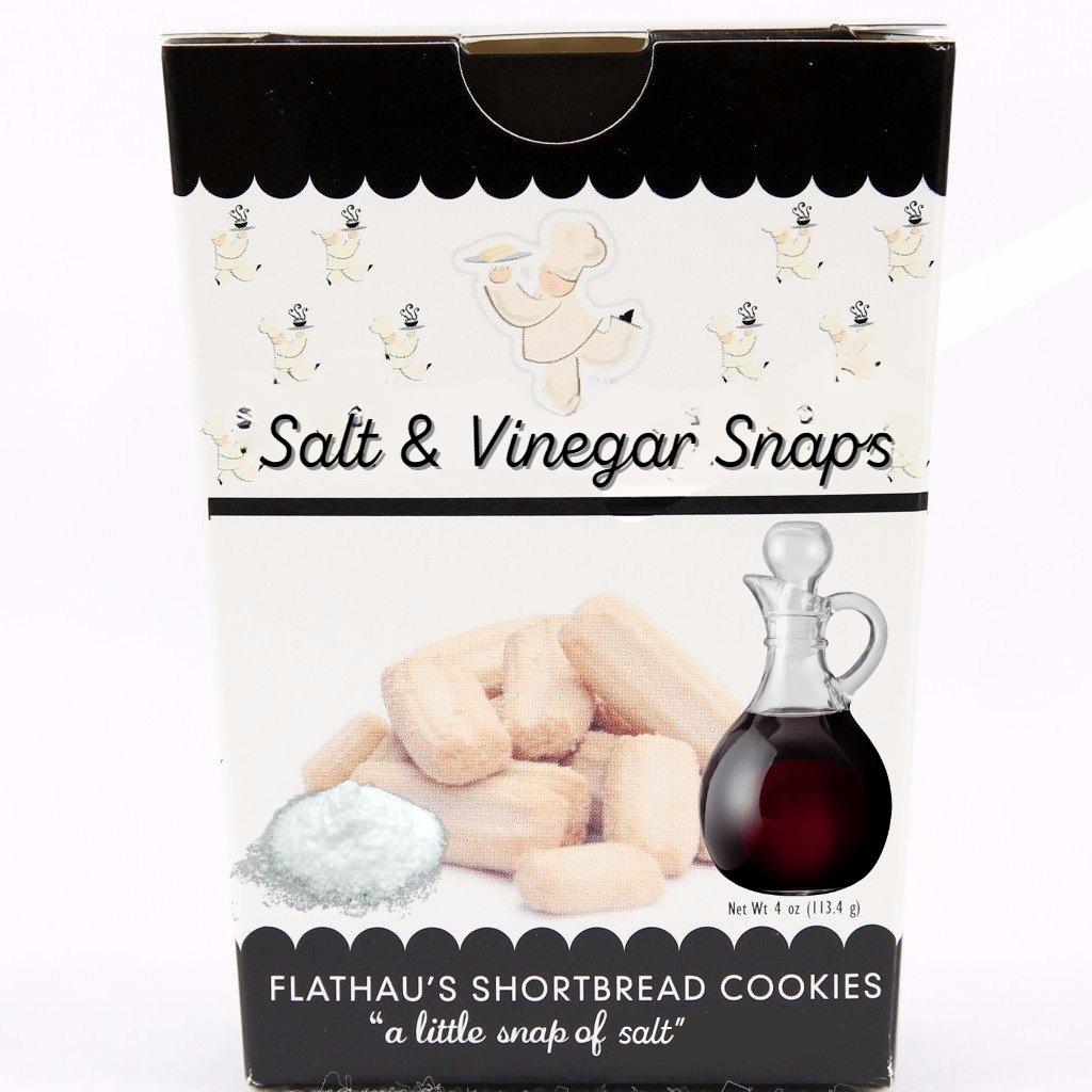 NEW PRODUCT: Salt & Vinegar Shortbread Snaps!