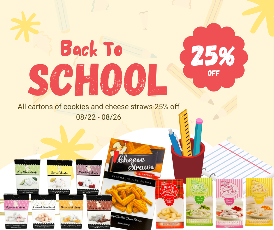 Back-to-School Sale: 25% off ALL cartons!