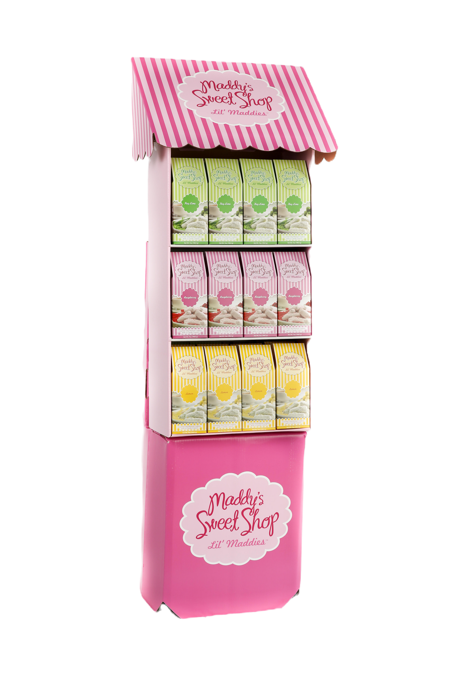 
                  
                    Maddy's Shipper Display 7oz (36pk) {Key Lime, Shortbread, Lemon}
                  
                