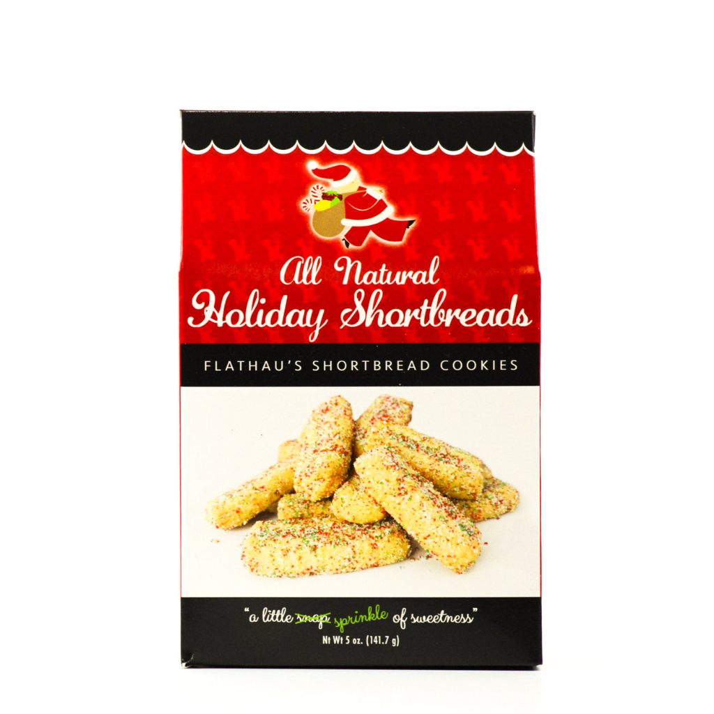 Holiday Shortbread Box 5 oz