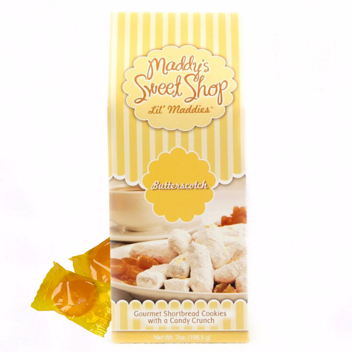 Maddy's Butterscotch Shortbread Cookies 7 oz Box