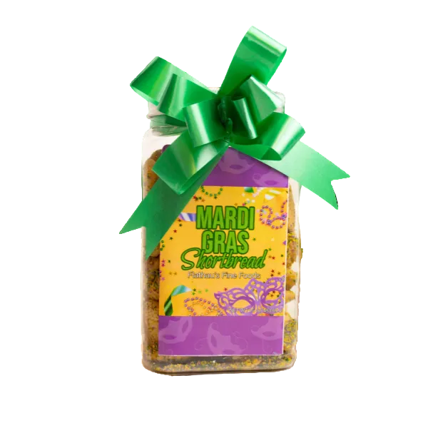 Mardi Gras Shortbread - 16oz