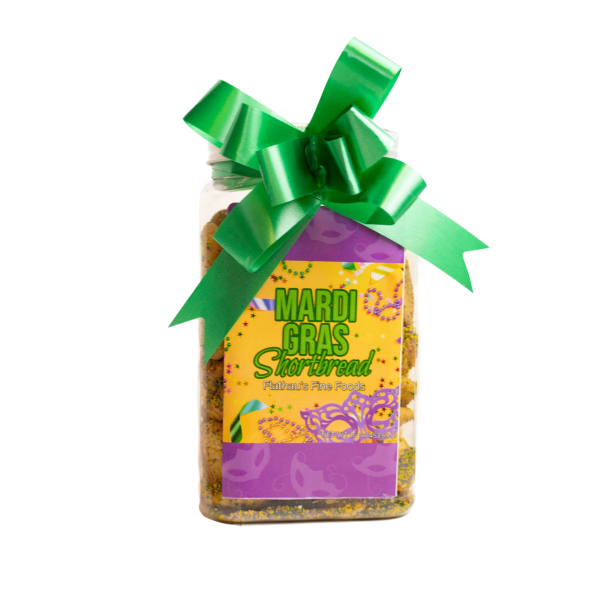 Mardi Gras Shortbread - 16oz (6pk)