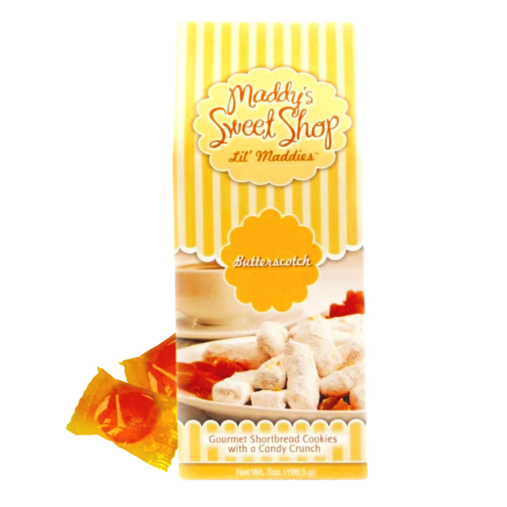 Maddy's Butterscotch Shortbread Cookies 7 oz Box